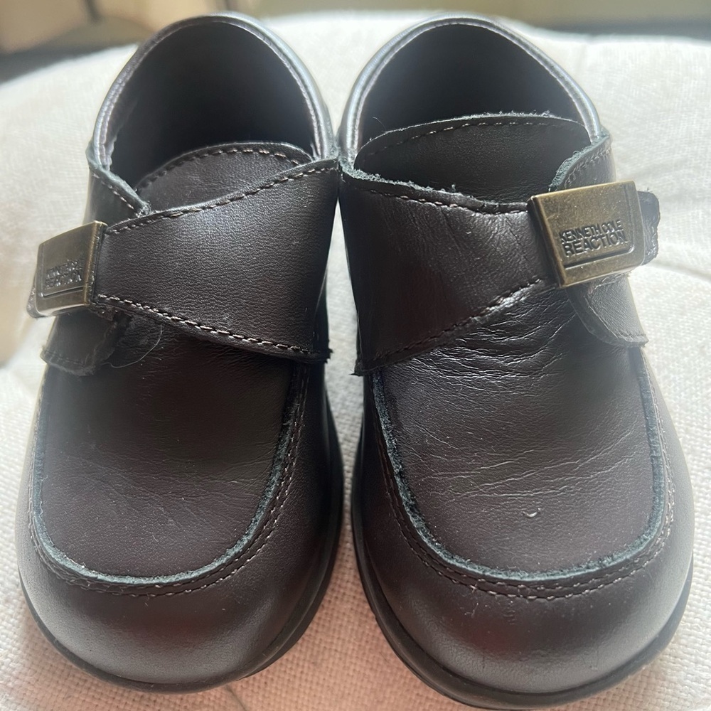 Kenneth Cole Reaction Tiny Flex Toddler Dress Shoes 5.5M Brown